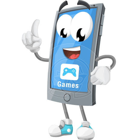 Smart Phone Cartoon Vector Character